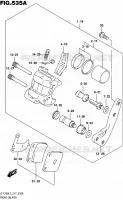 ETRIER DE FREIN AVANT pour Suzuki OZARK 250 2017
