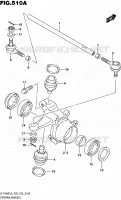 BIELLETTE DE DIRECTION   MOYEU (LT F400FL6 P28) pour Suzuki KINGQUAD 400 2016