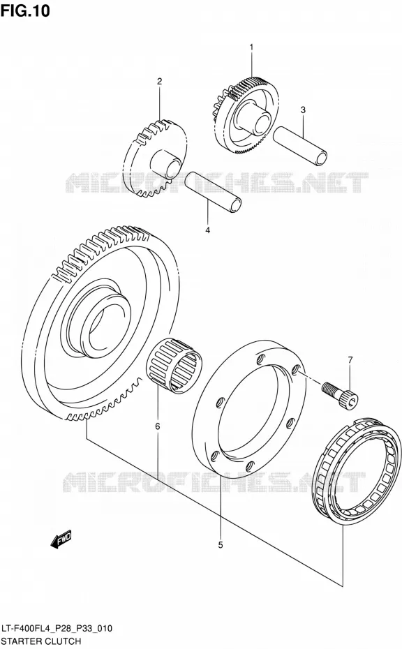 PARTIE ELECTRIQUE (LT-F400FL7 P33) Suzuki QUAD 400 KINGQUAD 2017  LT-F400F L7 (P03,P28,P33)