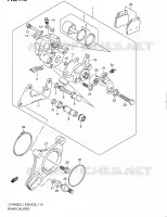 ETRIER DE FREIN ARRIERE pour Suzuki QUADRACER 450 2011