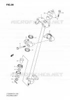 COLONNE DE DIRECTION pour Suzuki QUADSPORT 250 2010