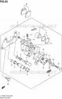 ETRIER DE FREIN ARRIERE pour Suzuki QUADSPORT 400 2012