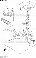 ENSEMBLE LEVIERS   POIGNEES DROIT pour Suzuki QUADSPORT 50 2017