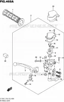 ENSEMBLE LEVIERS   POIGNEES DROIT pour Suzuki QUADSPORT 90 2017