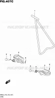 BEQUILLE (RM85LL5 P28) pour Suzuki RM 85 2015