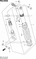 AMORTISSEUR ARRIERE (RM85L7 P03) pour Suzuki RM 85 2017