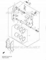 ETRIER DE FREIN AVANT pour Suzuki RMX-Z 450 2010