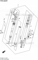 BRAS DE FOURCHE DROIT pour Suzuki RM-Z 450 2017