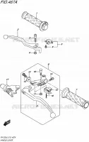 ENSEMBLE LEVIERS   POIGNEES pour Suzuki VAN-VAN 125 2016
