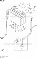 BATTERIE (SFV650UL4 E21) pour Suzuki GLADIUS 650 2014