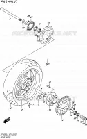 ROUE ARRIERE (SFV650UAL5 E21) pour Suzuki GLADIUS 650 2015