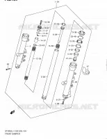 AMORTISSEUR AVANT (SFV650L1 E03) pour Suzuki GLADIUS 650 2011