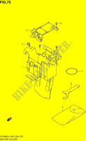 BAC A BATTERIE   OUTILS (SFV650L4 E03) pour Suzuki GLADIUS 650 2014