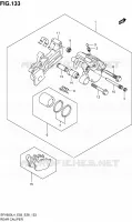 ETRIER DE FREIN ARRIERE (SFV650AL4 E28) pour Suzuki GLADIUS 650 2014