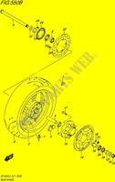 ROUE ARRIERE (SFV650AL5 E21) pour Suzuki GLADIUS 650 2015
