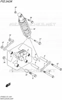 BIELLETTE D'AMORTISSEUR pour Suzuki GLADIUS 650 2015