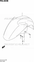 GARDE BOUE AVANT (UH125L5 P04) pour Suzuki BURGMAN 125 2015