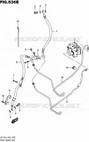 DURITE DE FREIN AVANT (UH125AL6 P04) pour Suzuki BURGMAN 125 2016