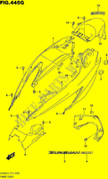 CARENAGES ARRIERE (UH200AL5 P34) pour Suzuki BURGMAN 200 1995