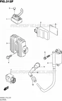 PARTIE ELECTRIQUE (UH200AL5 P19) pour Suzuki BURGMAN 200 2005