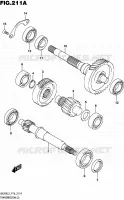 TRANSMISSION (2) pour Suzuki BURGMAN 200 2005