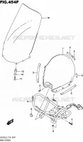 PARE BRISE (UH200AL6 P53) pour Suzuki BURGMAN 200 2016