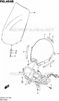 PARE BRISE (UH200L6 P53) pour Suzuki BURGMAN 200 2016