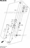 FOURCHE (UH200AL6 P33) pour Suzuki BURGMAN 200 2016