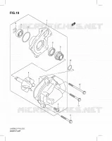 POMPE A EAU pour Suzuki BURGMAN 200 2013