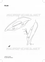 SUPPORT DOSSERET (UH200GL3 P19) pour Suzuki BURGMAN 200 2013