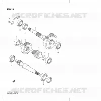 TRANSMISSION (2) pour Suzuki BURGMAN 200 2013