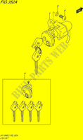 KIT SERRURE (UK110NEL5 P02) pour Suzuki ADDRESS 110 2015