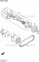 TRANSMISSION (1) pour Suzuki ADDRESS 110 2016
