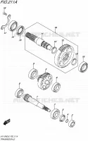 TRANSMISSION (2) pour Suzuki ADDRESS 110 2016