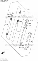 FOURCHE pour Suzuki ADDRESS 110 2015