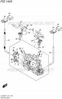 CORPS DE PAPILLON pour Suzuki INTRUDER 1500 2017