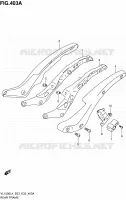 BOUCLE ARRIERE (VL1500L4 E03) pour Suzuki BOULEVARD 1500 2014