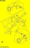 CLIGNOTANTS AVANT (VL1500BL4 E03) pour Suzuki BOULEVARD 1500 2014
