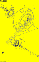 ROUE ARRIERE (VL1500BL4 E03) pour Suzuki BOULEVARD 1500 2014