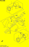 CLIGNOTANTS AVANT (VL1500BL4 E24) pour Suzuki INTRUDER 1500 2014