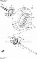 ROUE ARRIERE pour Suzuki BOULEVARD 1500 2015