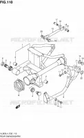 BRAS OSCILLANT ARRIERE pour Suzuki INTRUDER 800 2014