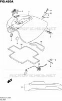 RESERVOIR D'ESSENCE pour Suzuki INTRUDER 800 2016