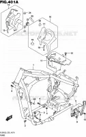 CADRE (VL800L6 E02) pour Suzuki BOULEVARD 800 2016