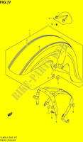 GARDE BOUE AVANT (VL800CL4 E19) pour Suzuki INTRUDER 800 2014