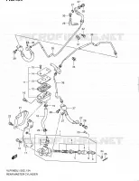 MAITRE CYLINDRE ARRIERE pour Suzuki INTRUDER 1800 2011