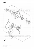 POMPE A EAU pour Suzuki BOULEVARD 1500 2010