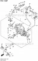 CORPS DE PAPILLON (VZ800L6 E28) pour Suzuki MARAUDER 800 2016