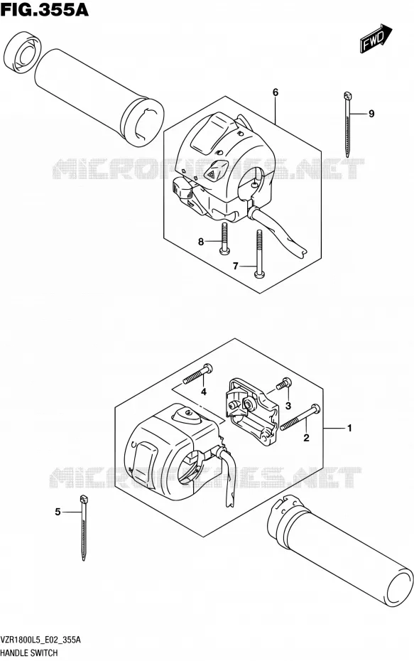 COMMODOS (VZR1800L5 E02) Suzuki MOTO 1800 INTRUDER 2015  VZR1800BZ L5 (E02)