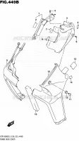 COUVERCLES DE CADRE AVANT (VZR1800BZL5 E33) pour Suzuki MARAUDER 1800 2015